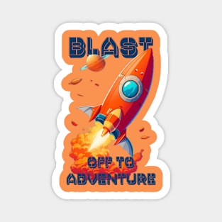 rocket blast Magnet