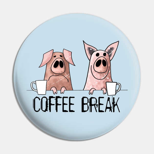 Coffee Break Pin by Scratch