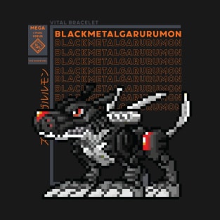 digimon vb blackmetalgarurumon T-Shirt