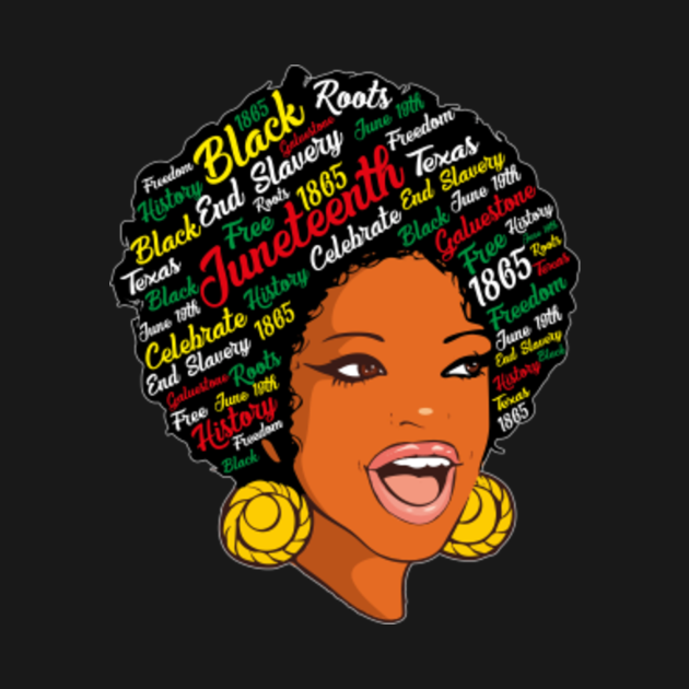 Juneteenth June 19 1865 Black History Month - Juneteenth - T-Shirt ...