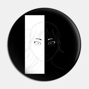 Light and darkness Pin