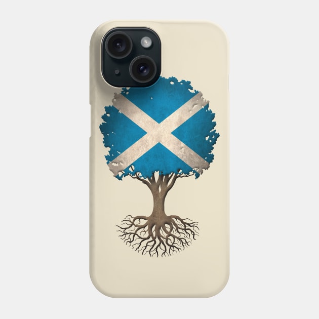 Tree of Life with Scottish Flag Phone Case by jeffbartels