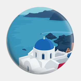 santorini greece Pin