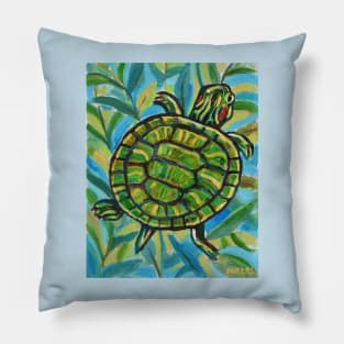 Swimming Slider Turtle Pillow