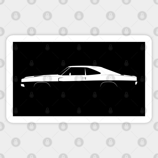 Dodge Charger R/T Silhouette - Dodge Charger - Sticker | TeePublic