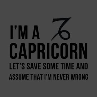 I'm A Capricorn T-Shirt