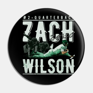 Zach Wilson New York J Touchdown Dive Pin