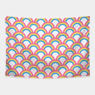 Rainbow Arc Pattern Tapestry