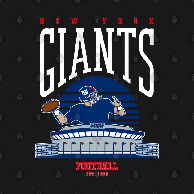 New York Giants Football by Cartel