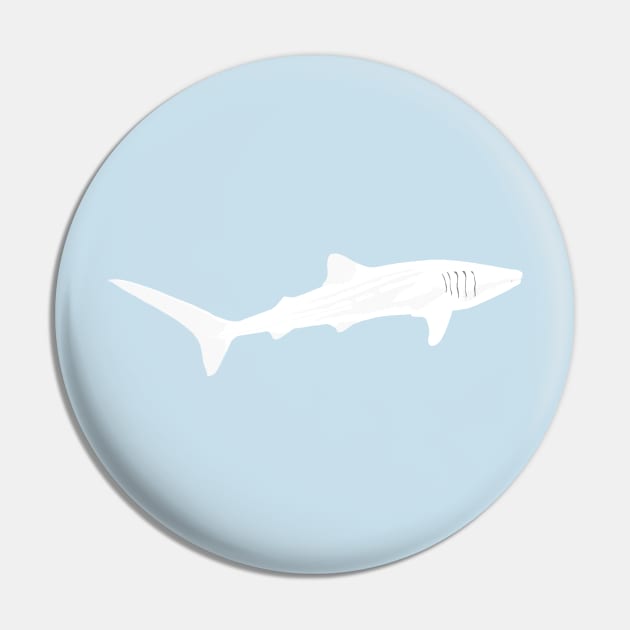 Albino Whale Shark Pin by stargatedalek