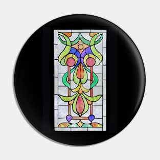 Stained Glass Panel Pin