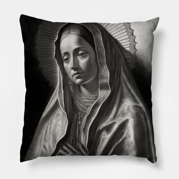 The Virgin Mary Pillow by Rays Tanks