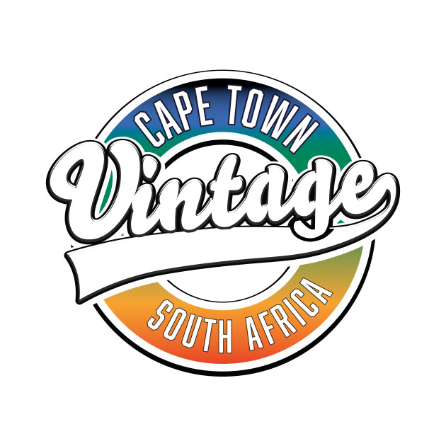 Cape Town South Africa retro logo - Cape Town South Africa - T-Shirt