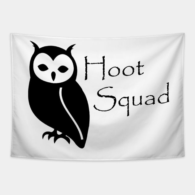 Hoot Squad Logo V3 Tapestry by ForrestFire