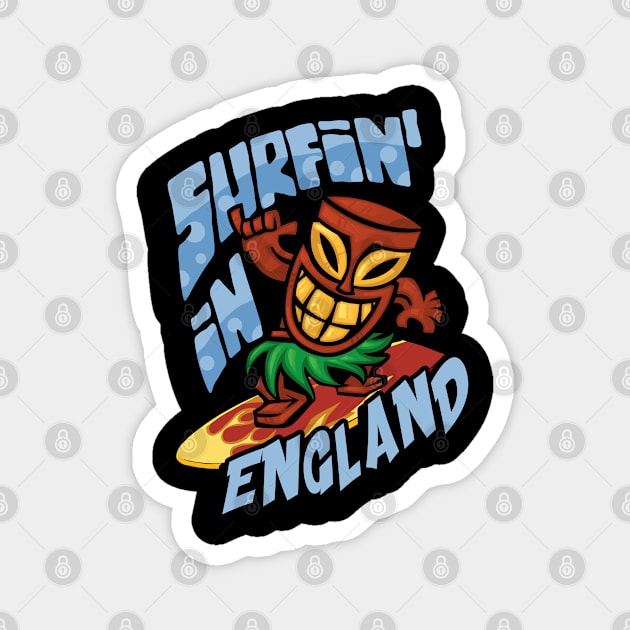 Surfing in England Magnet by SerenityByAlex