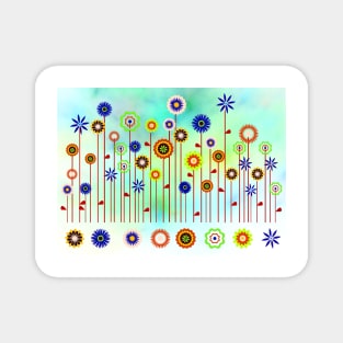 Summer flowers Magnet