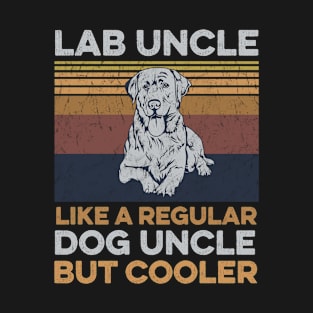 Dogs Design for a Silver Labrador Retriever Uncle T-Shirt