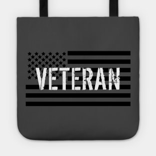 American Flag Veteran Tote