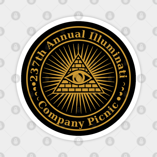 Illuminati Company Picnic Magnet by DavesTees