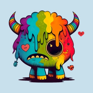 Rainbow Beast, cursed cutie T-Shirt