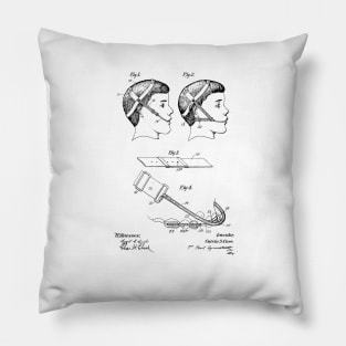 Dental Appliance Vintage Patent Drawing Pillow