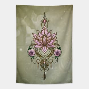 Beautiful lotus blossom Tapestry