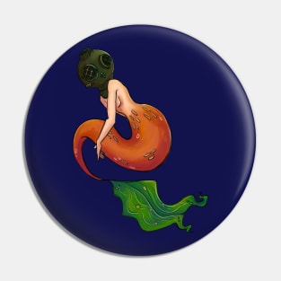 Diver's Helmet Mermaid Pin