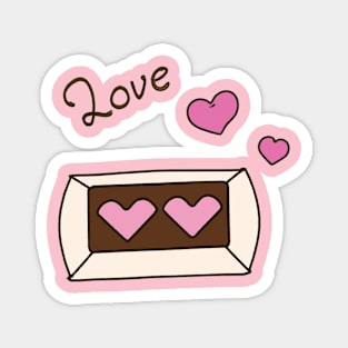 Love Chocolate Magnet