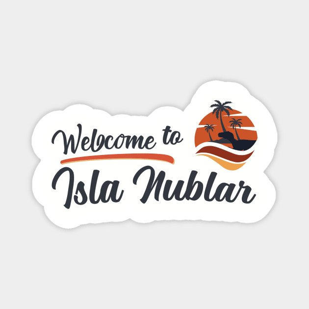 Welcome to Isla Nublar Magnet by CubeRider