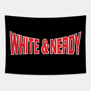 White and Nerdy Tapestry