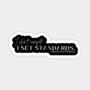 I Set Standards Magnet