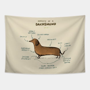 Anatomy of a Dachshund Tapestry