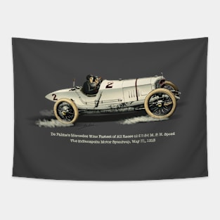 1915 Indianapolis 500 Mercedes DePalma Tapestry