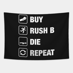 Noob Rush B Strats Tapestry