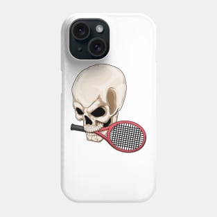 Skull Tennis Tennis racket Phone Case