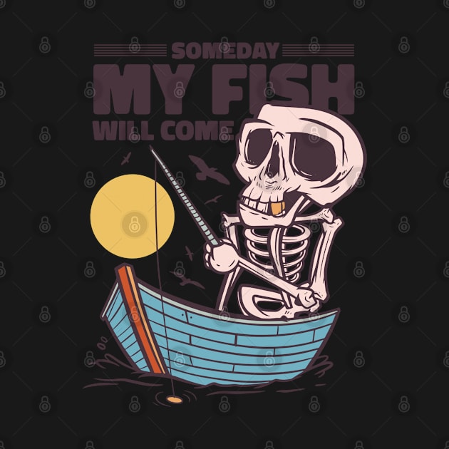 Fishing Skeleton by BaliChili