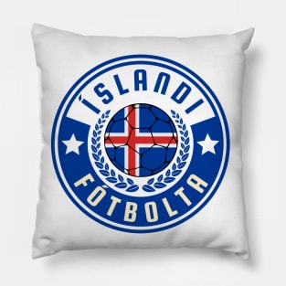 Islandi Fotbolta Pillow