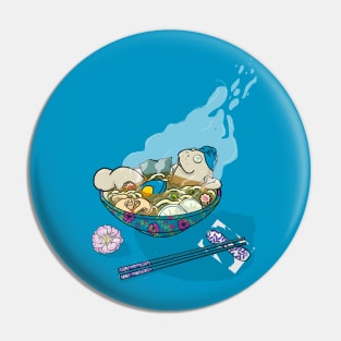 Ramen onsen manatee Pin