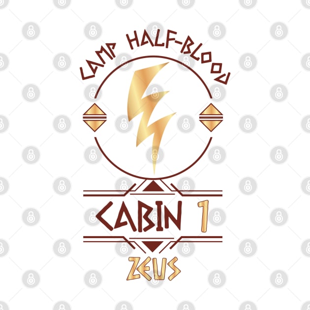 Cabin #1 in Camp Half Blood, Child of Zeus – Percy Jackson inspired design by NxtArt