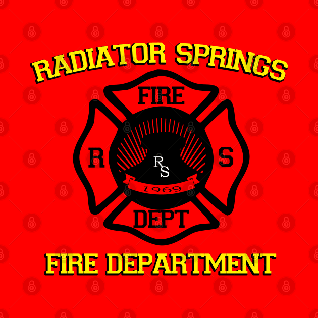 Radiator Springs Fire Department by B3pOh