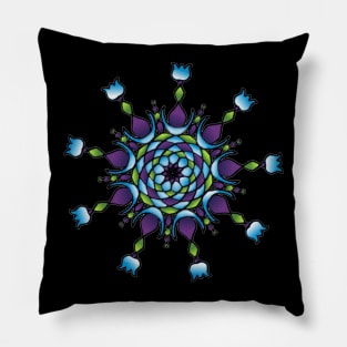 Cool Flower Mandala Pillow