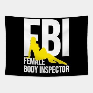 Female Body Inspector Tapestry