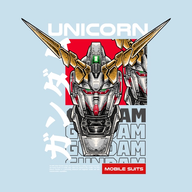 Unicorn Gundam Series by Harrisaputra