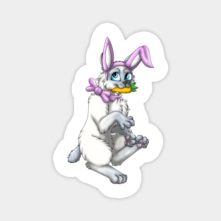 Bobtail BunnyCat: Blue Point (Pink) Magnet