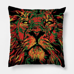 Panthera leo Pillow