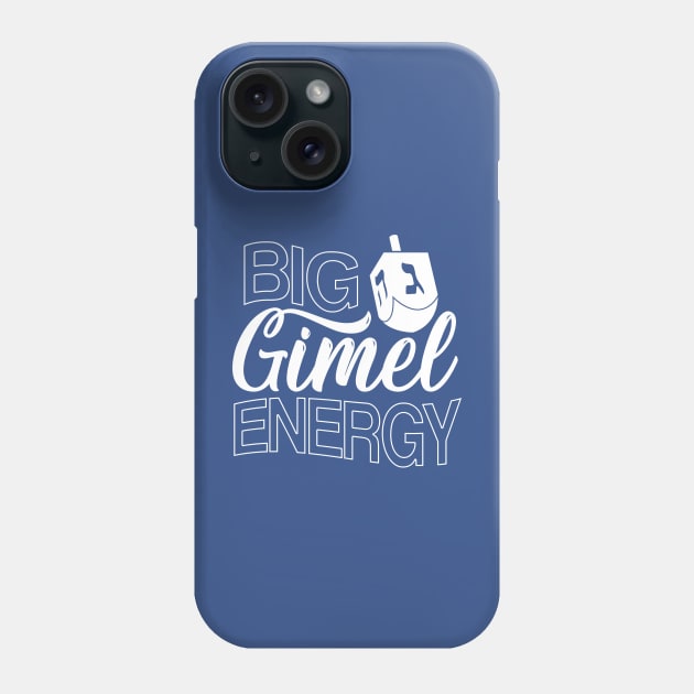 Big Gimel Energy funny hanukkah shirt, jewish ugly christmas sweater Phone Case by dystopic