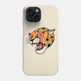 Cheetah Flower Eyes Phone Case