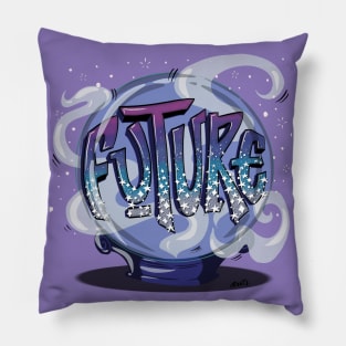 Crystal ball - look into the future Pillow
