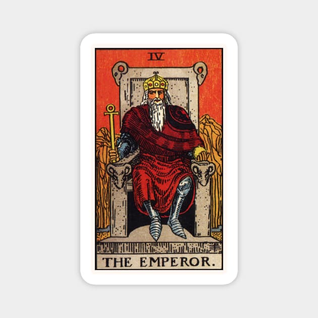 IV. The Emperor Tarot Card Magnet by wildtribe