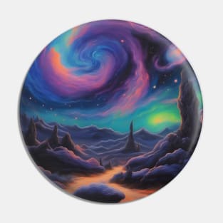 Galaxy Art Pin